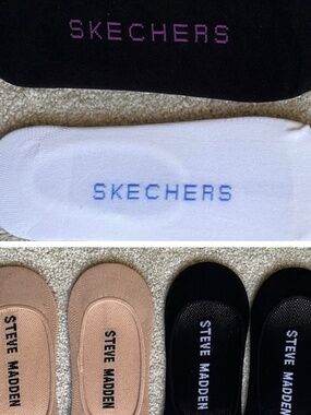Steve Madden / Sketcher No Show Shocks 6 Pair NWOT